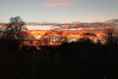 Sunset in the Park Jan 2021. Courtesy of Kerry Chester